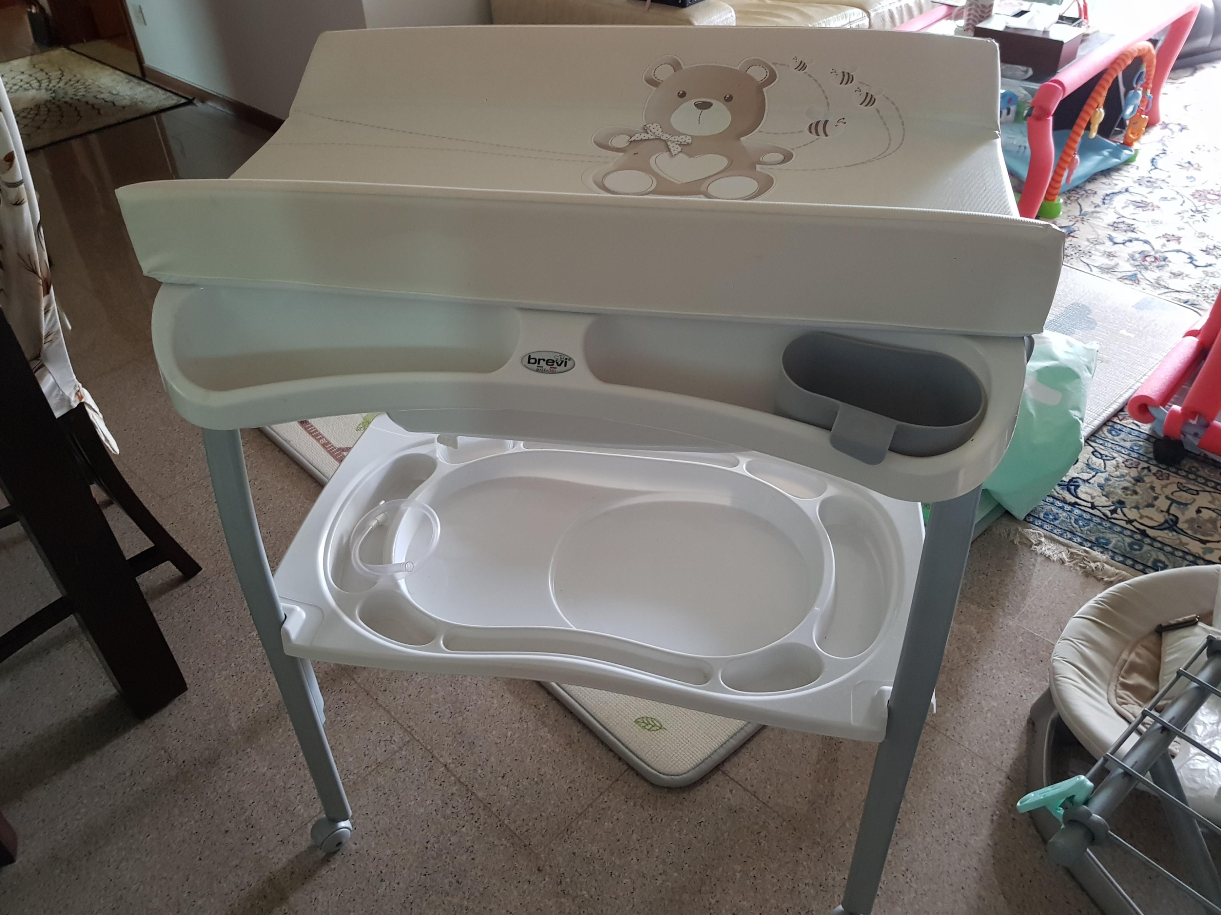 Brevi Pratico bathing unit and change table Babies Kids Bathing Changing Bathtub Bath Accessories on Carousell