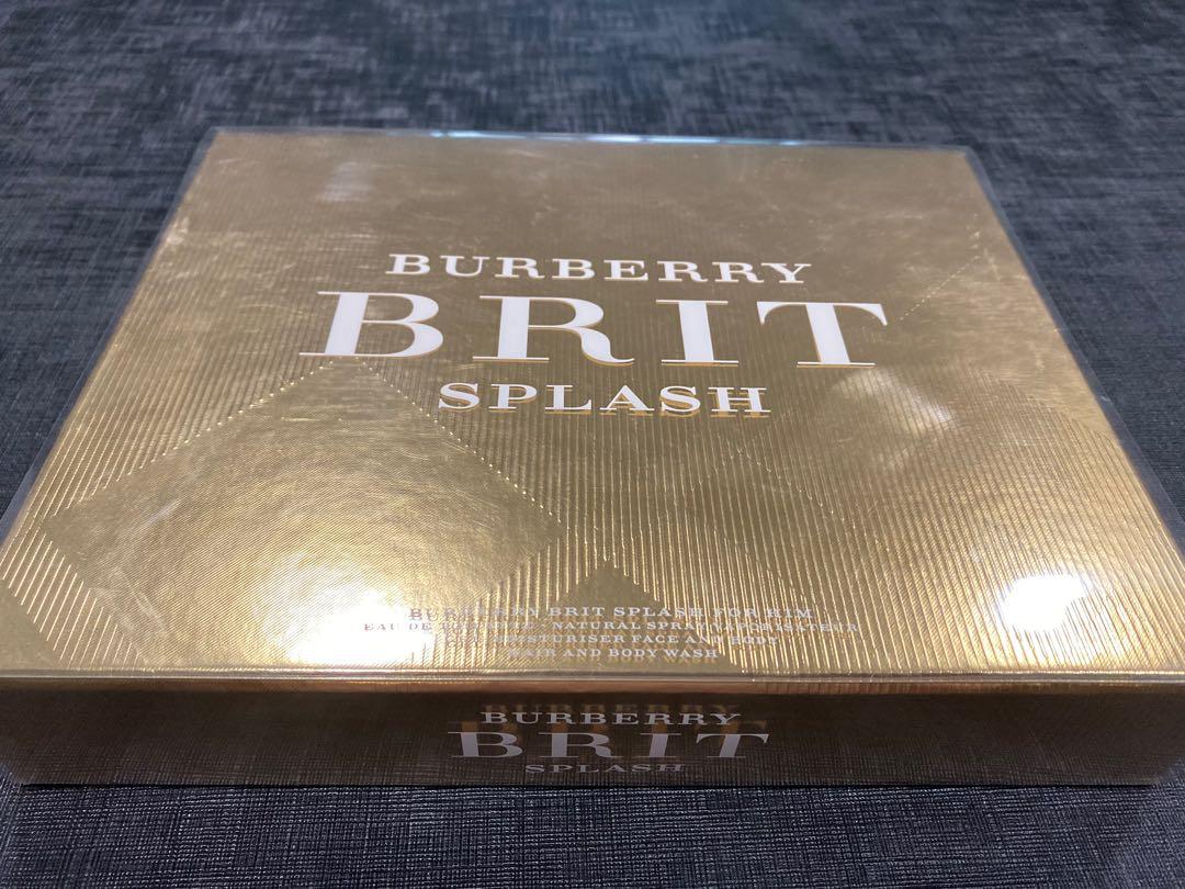 Burberry brit splash gift set new arrivals