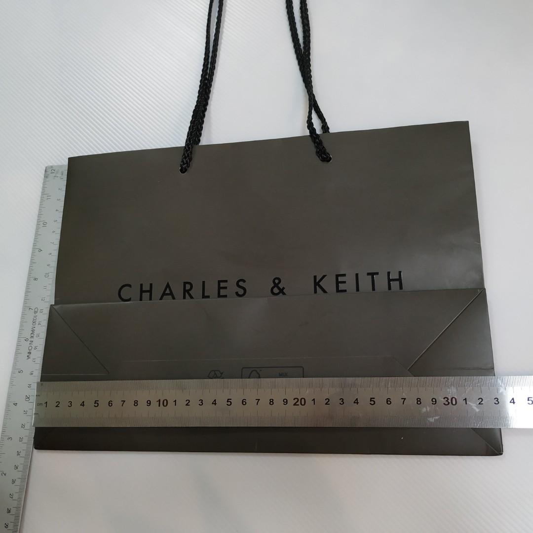 Paper bag charles shop and keith 2019