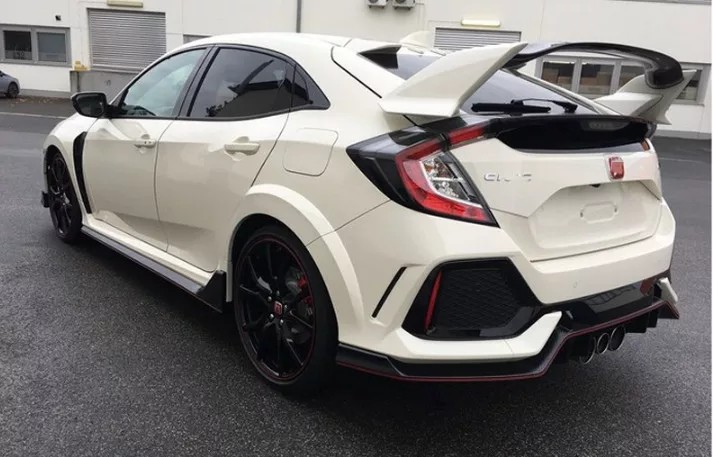 Civic fc Spoiler Type r Wing plastic optional Carbon or FRP Kit, Car ...