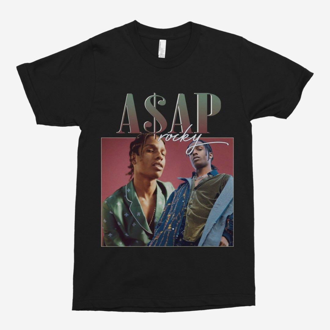 Custom Vintage Tee Ariana Grande ASAP Rocky Post Malone Men s Fashion Tops Sets Tshirts Polo Shirts on Carousell