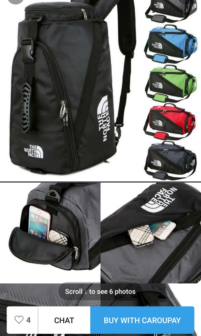 the north face gym bag