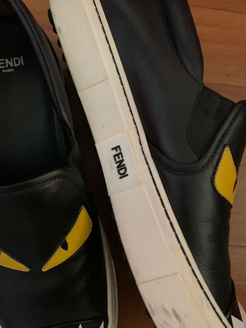 Fendi Monster Slip On sneakers Women s Fashion Footwear Sneakers on Carousell