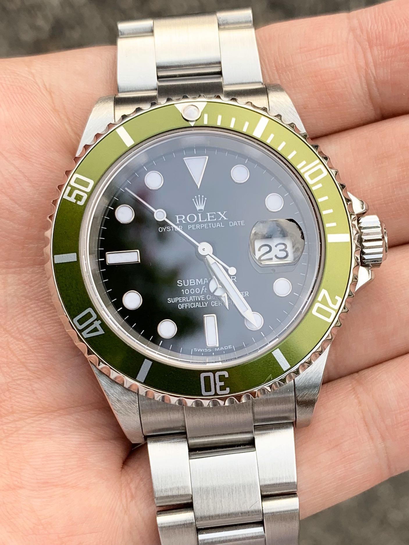 FullSet Rolex Kermit Lime Green 16610LV