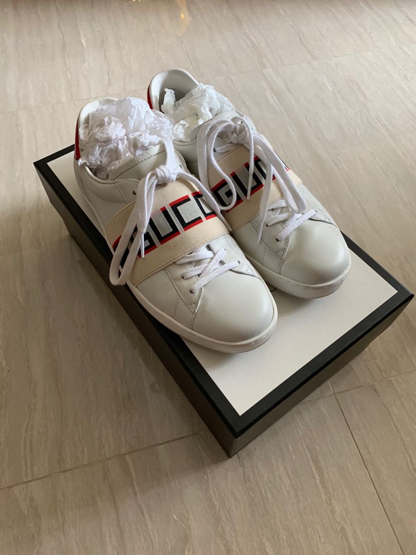 Men's ace deals gucci stripe sneaker