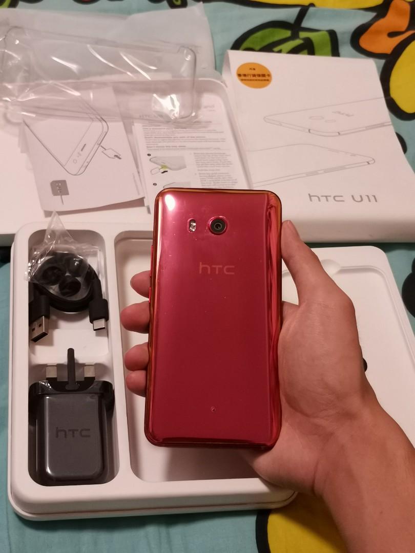 Htc U11 紅色 附有原裝機盒及配件 6 128gb 港行red Colour With All Accessories 96 New 電子產品 手提電話 Carousell