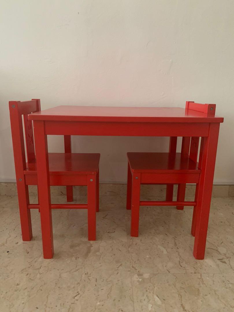 Ikea Children Kids Table N Chairs Furniture Tables Chairs On Carousell