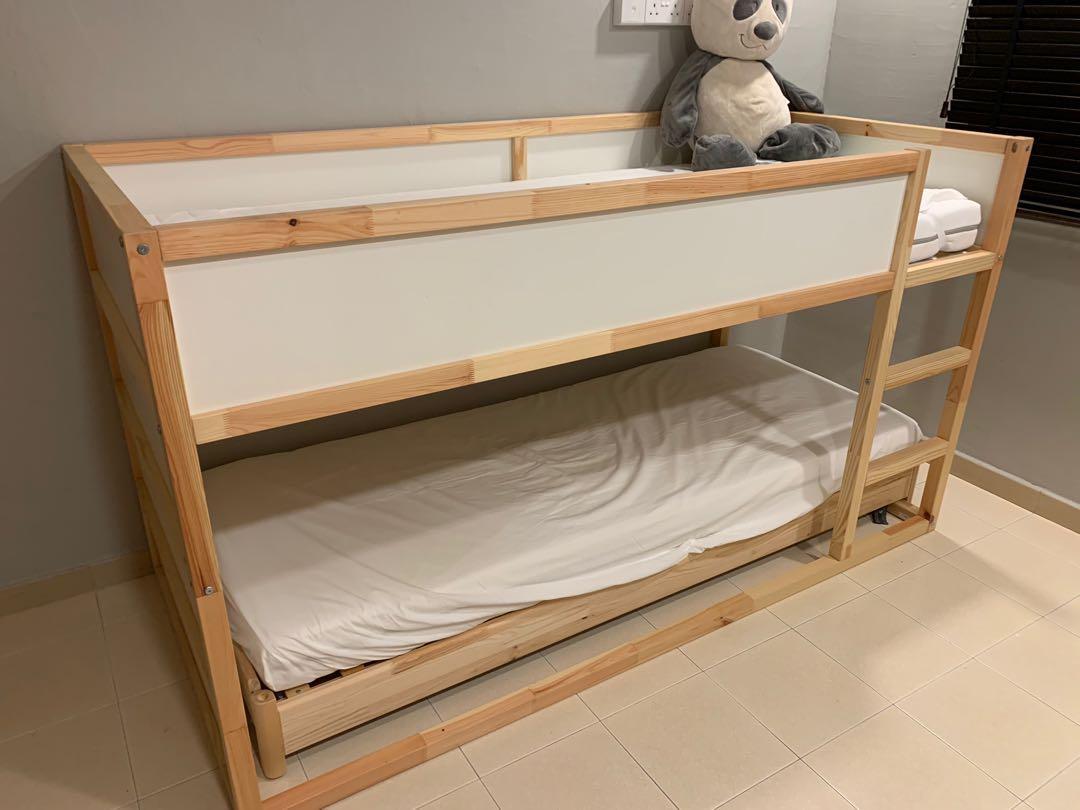 IKEA KURA reversible bed 90x200cm, Furniture & Home Living, Furniture