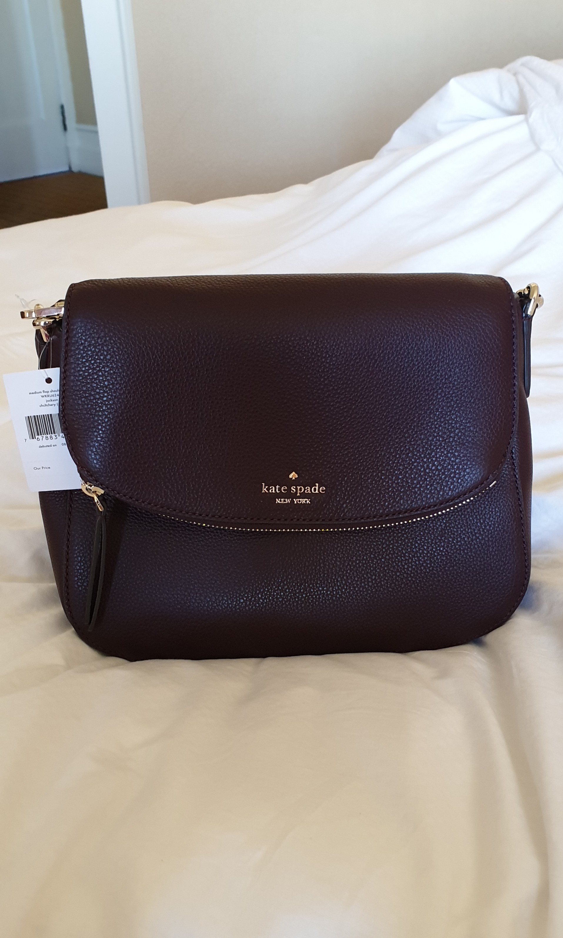 Kate Spade Jackson Medium Flap Shoulder Bag Women s Fashion Bags Wallets Shoulder Bags on Carousell