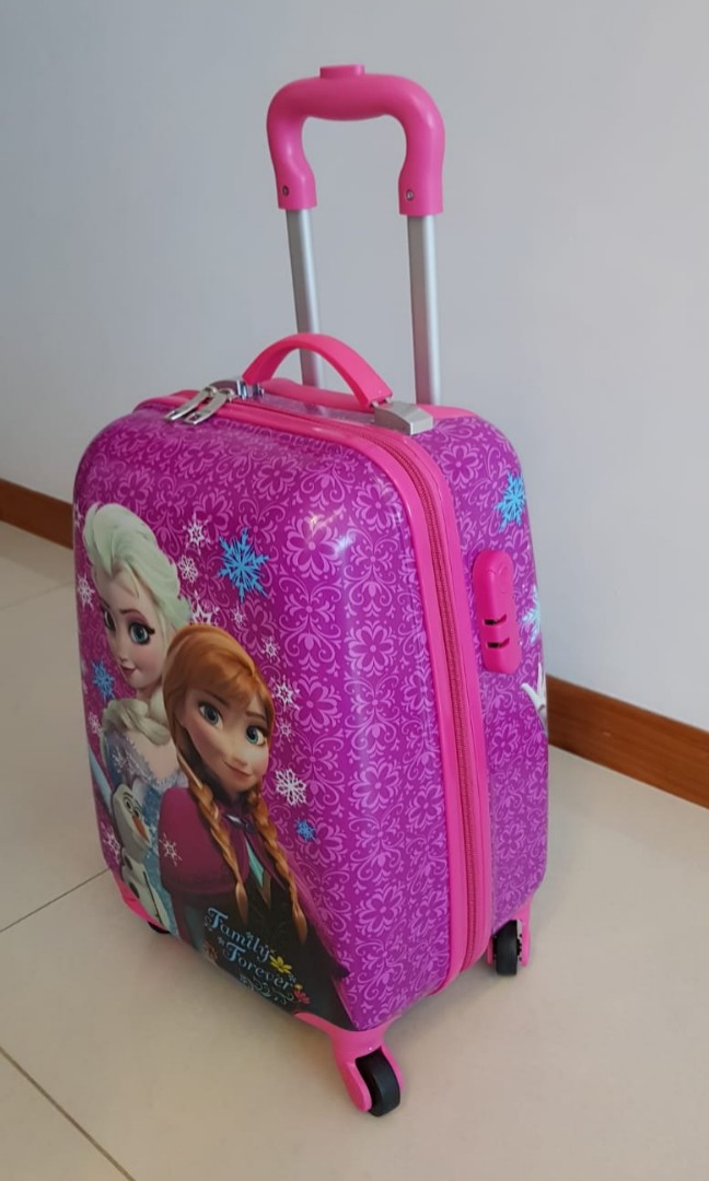 frozen hard shell suitcase