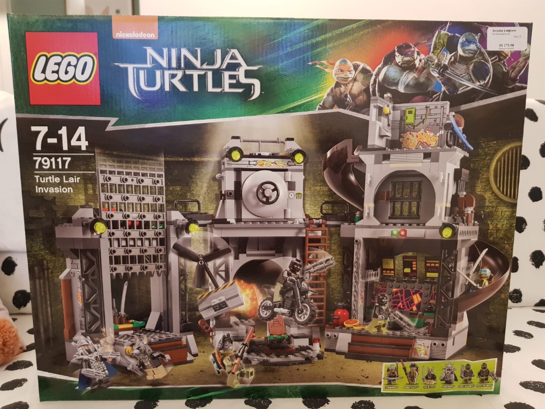 Lego 79117 teenage mutant ninja turtles turtle lair invasion shop
