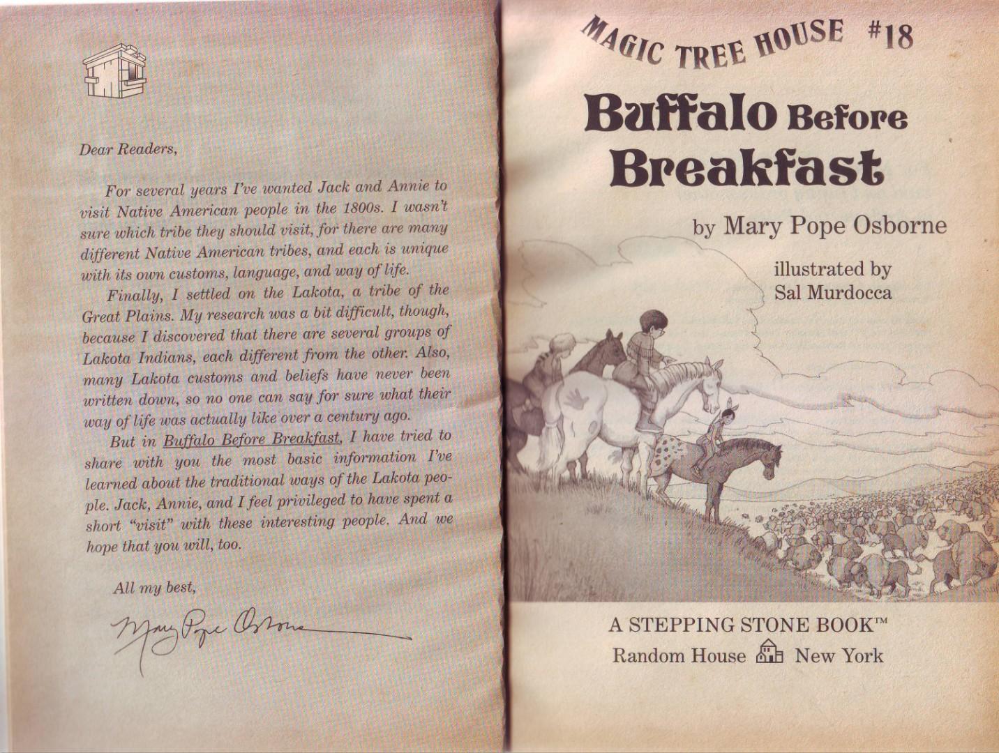 Get Wallpaper Magic Tree House 18 Buffalo Before Breakfast Books For Free