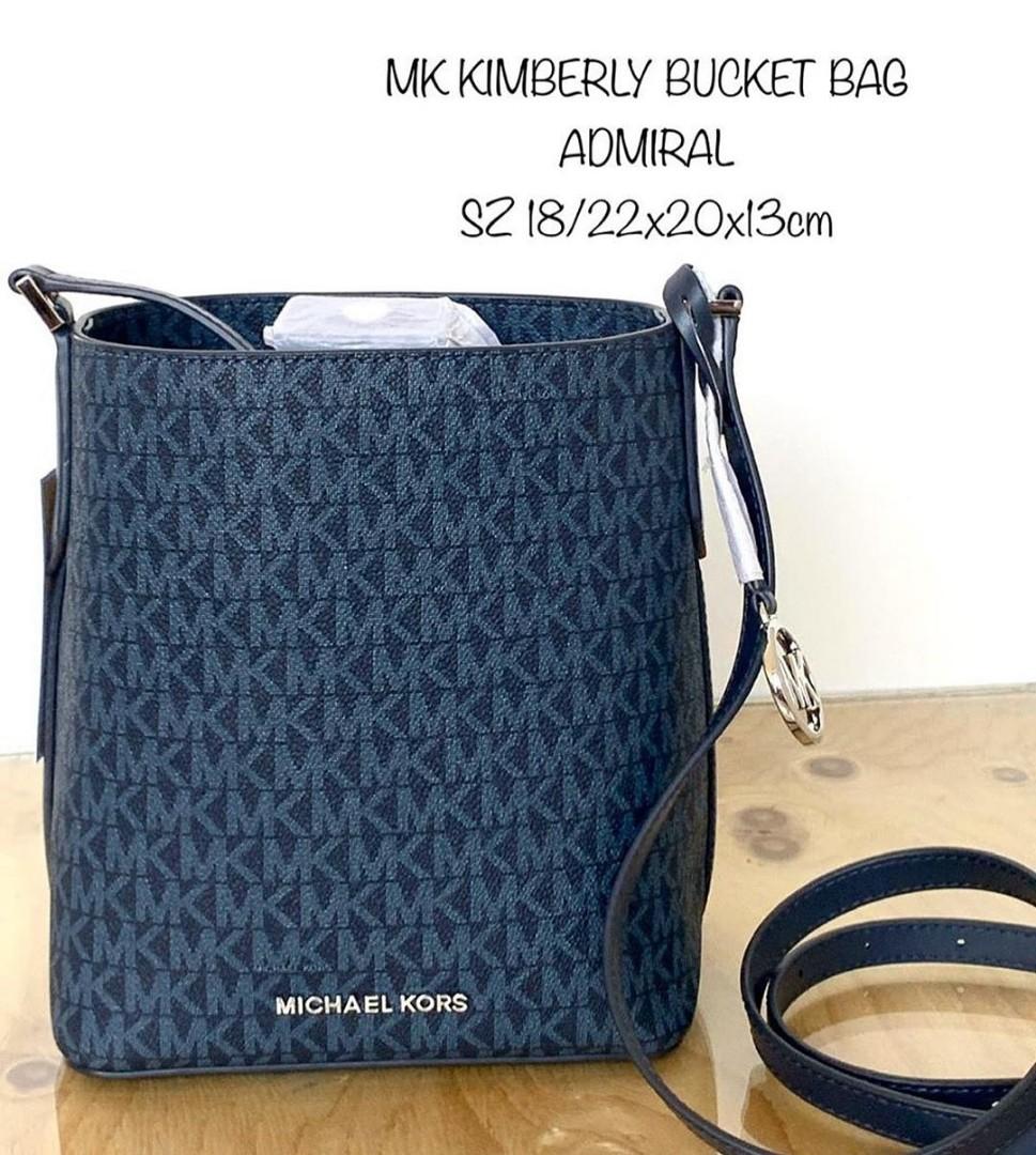Michael Kors Kimberly Bucket Bag Admiral 18 22 20 13 Barang Mewah