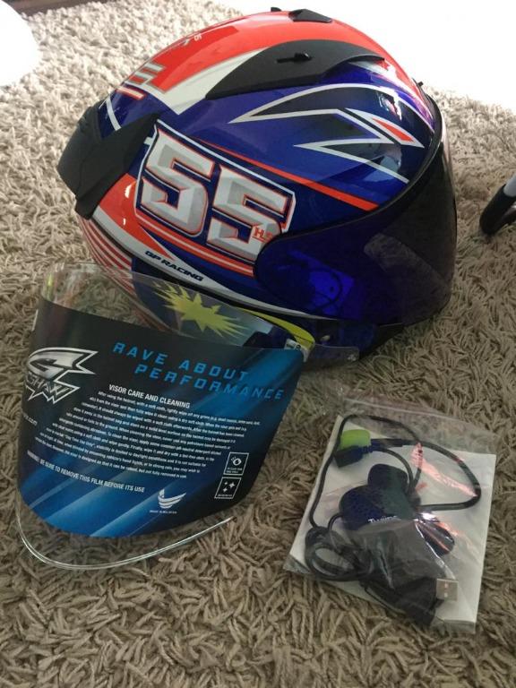 Helmet top gracshaw 55