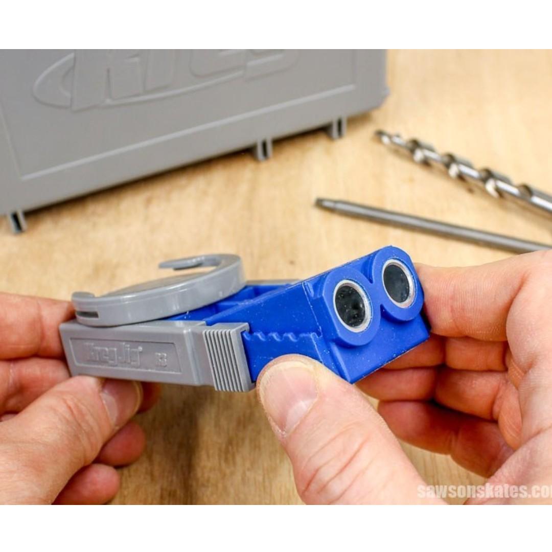 Original Kreg R3 Pocket Hole Jig Pockethole Kit, Furniture & Home