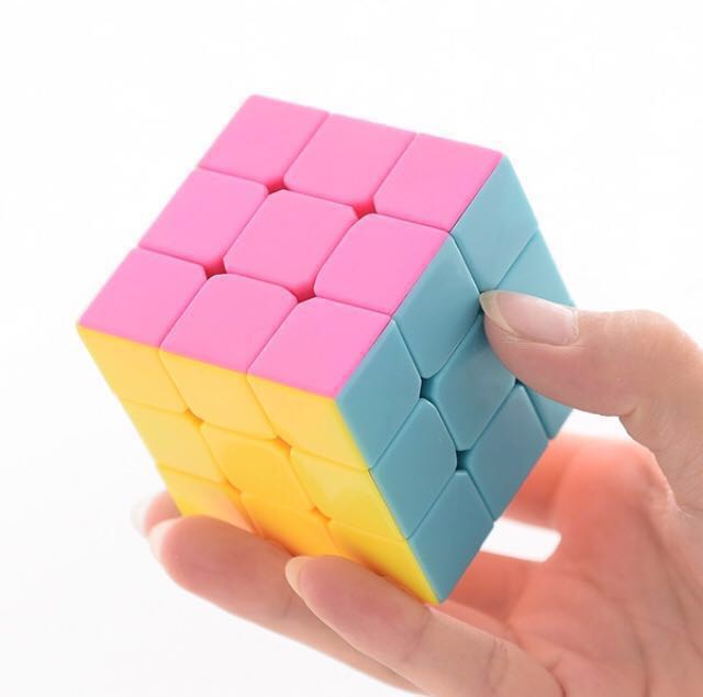 Pastel magic rubik cube, Hobbies & Toys, Toys & Games on Carousell