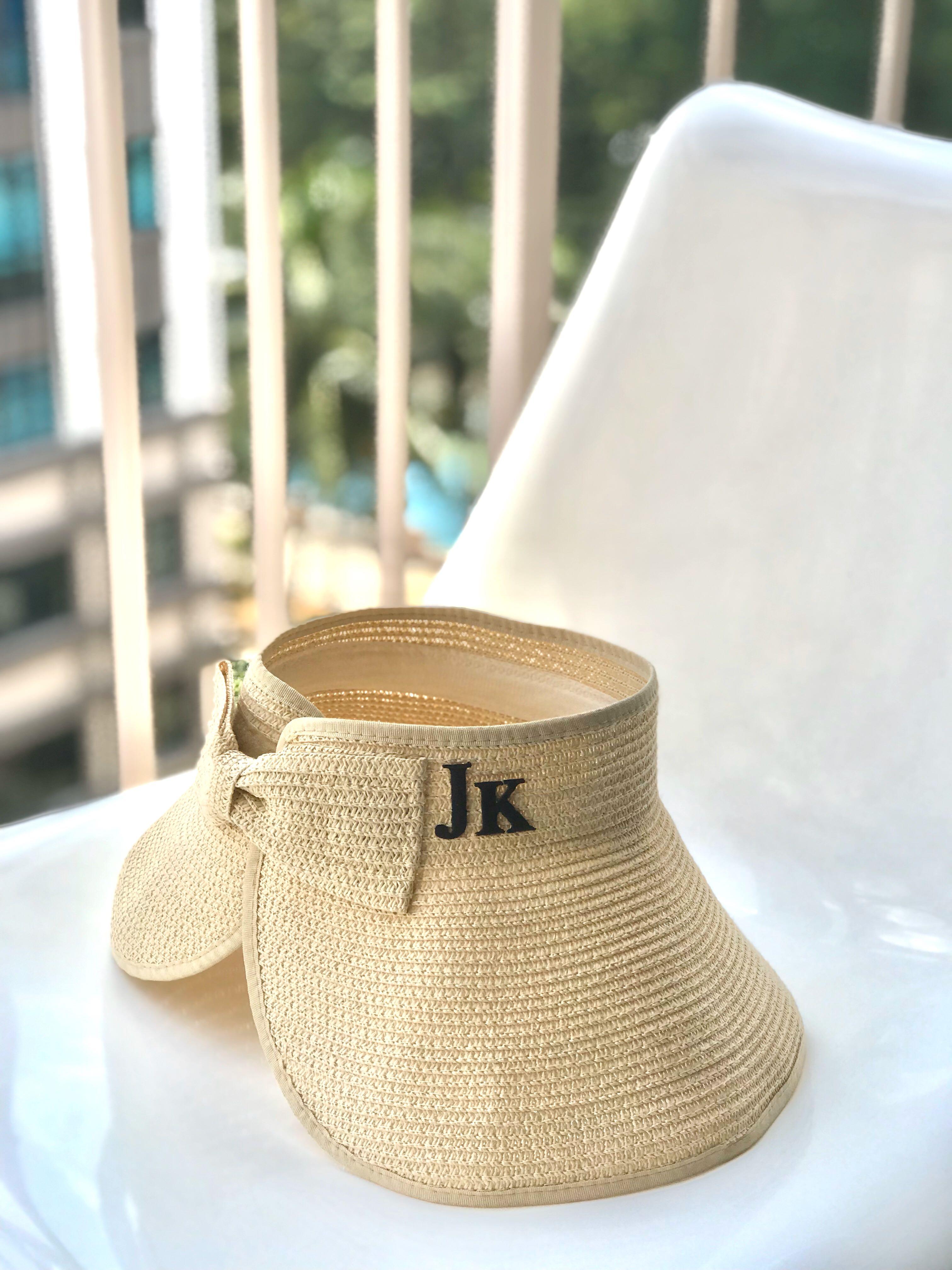 Personalised sun visor hat clearance