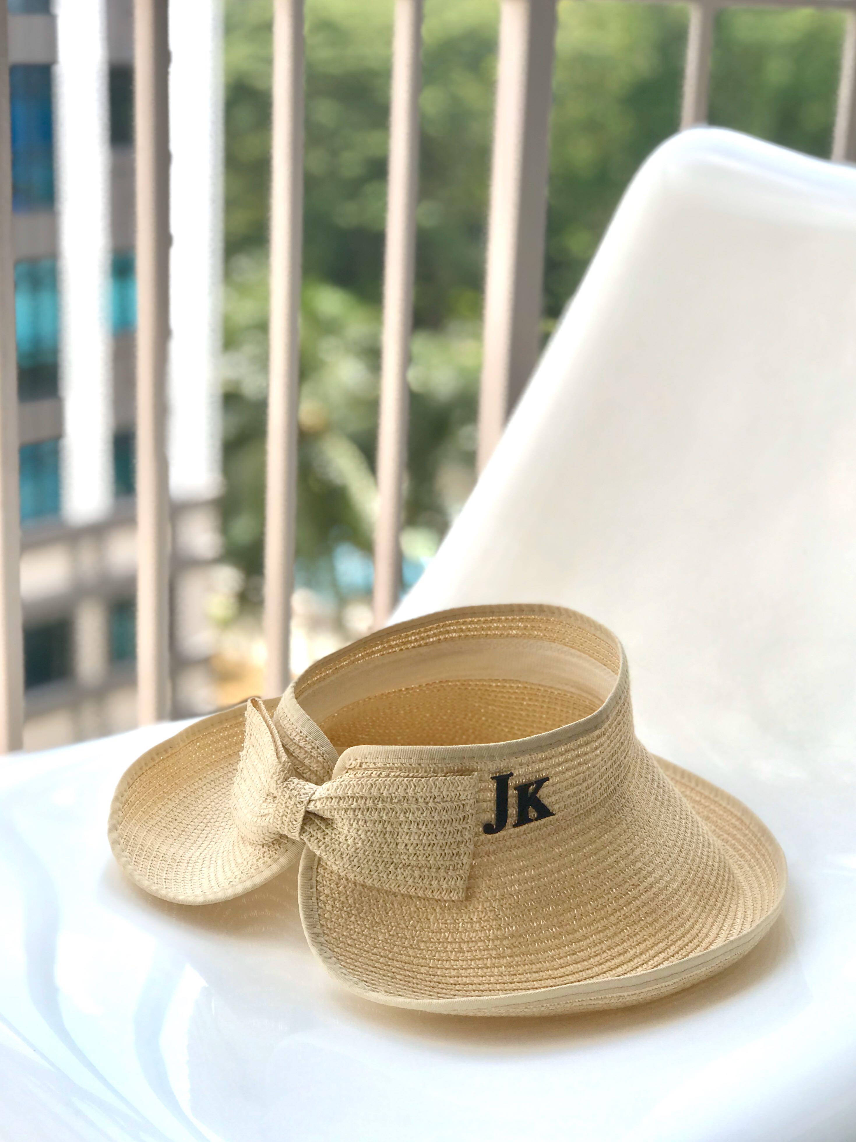 personalised sun visor hat