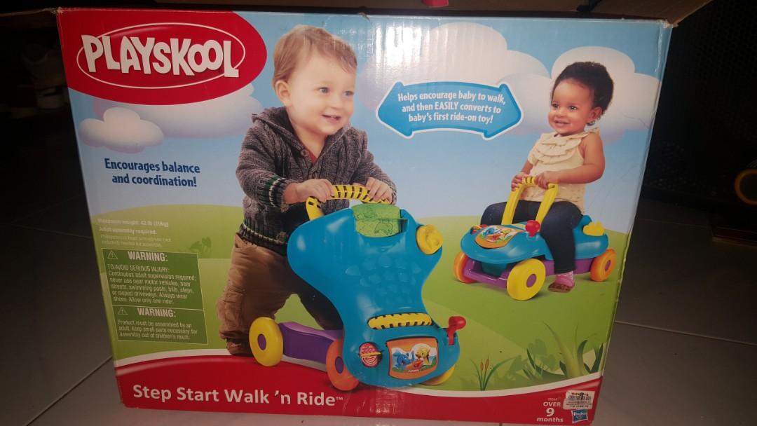playskool step start walk and ride