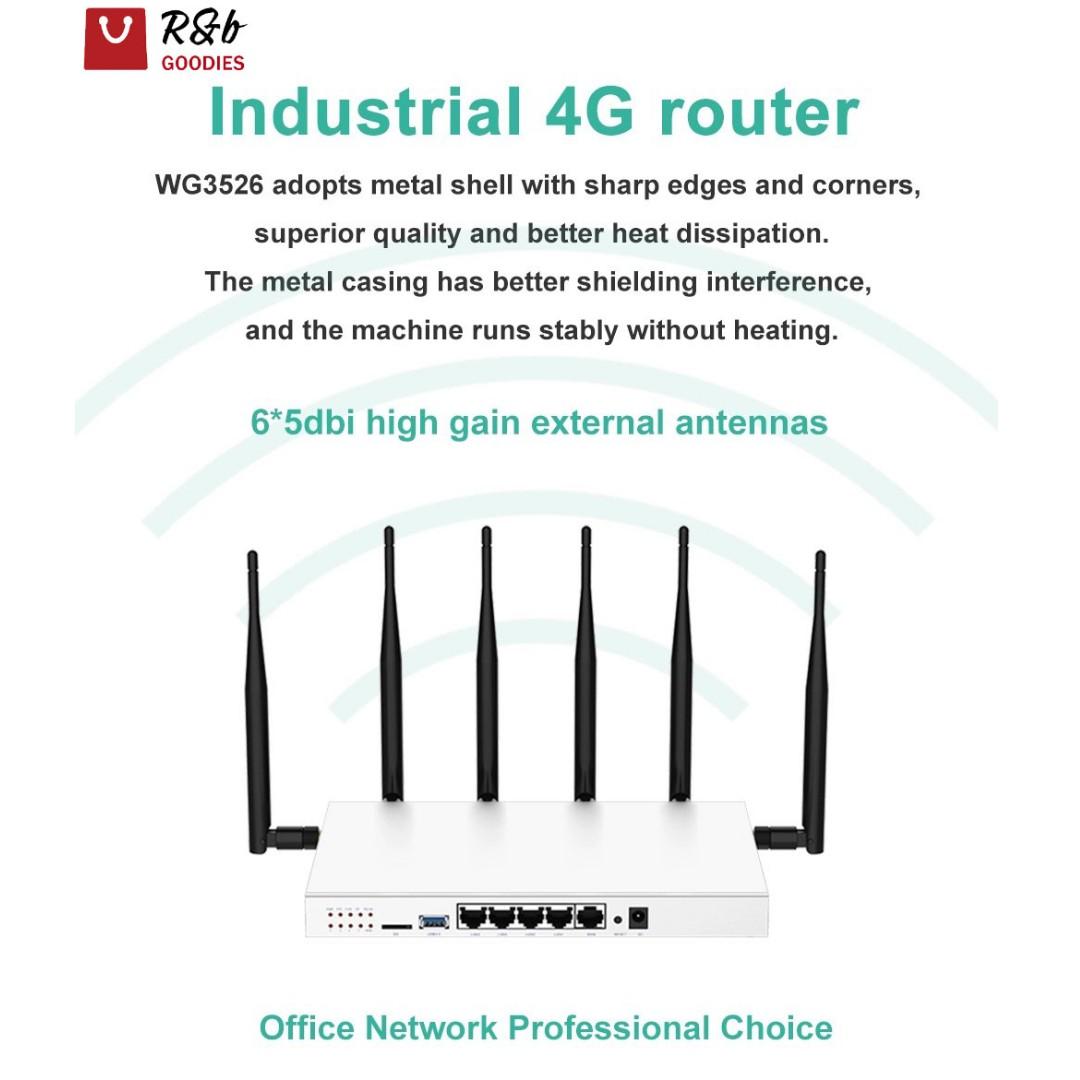 Pre Order 4g Lte Router Zbt Wg3526 With Lte Cat 12 3x Carrier