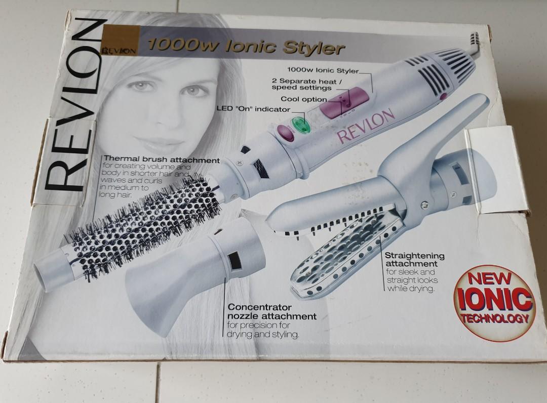 Revlon ionic hair styler ( comes with thermal brush attachment, concentrator nozzle detachment