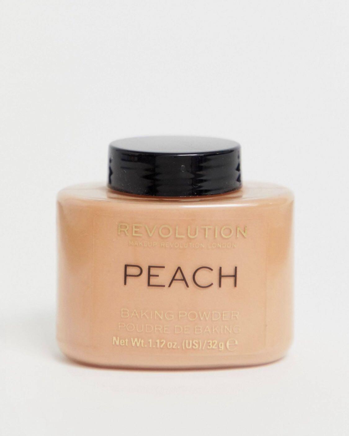 Revolution peach baking powder clearance