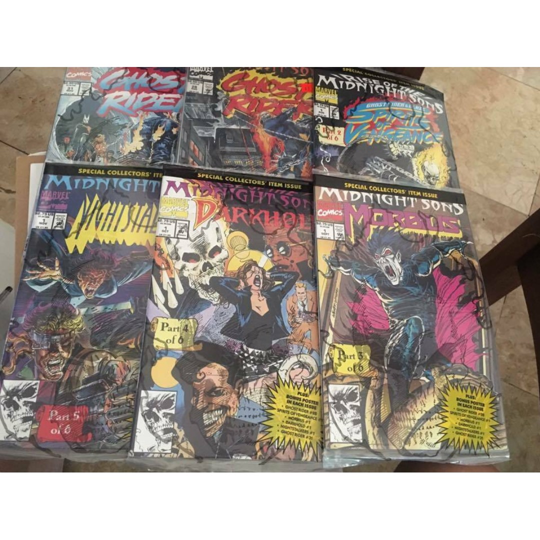 RISE OF THE MIDNIGHT SONS LOT OF 6 ( MARVEL COMICS), Hobbies & Toys ...