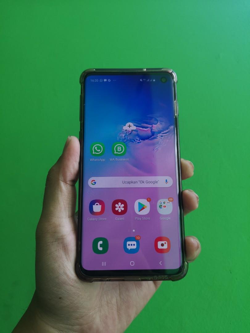 Harga jual samsung s10 second Clearance