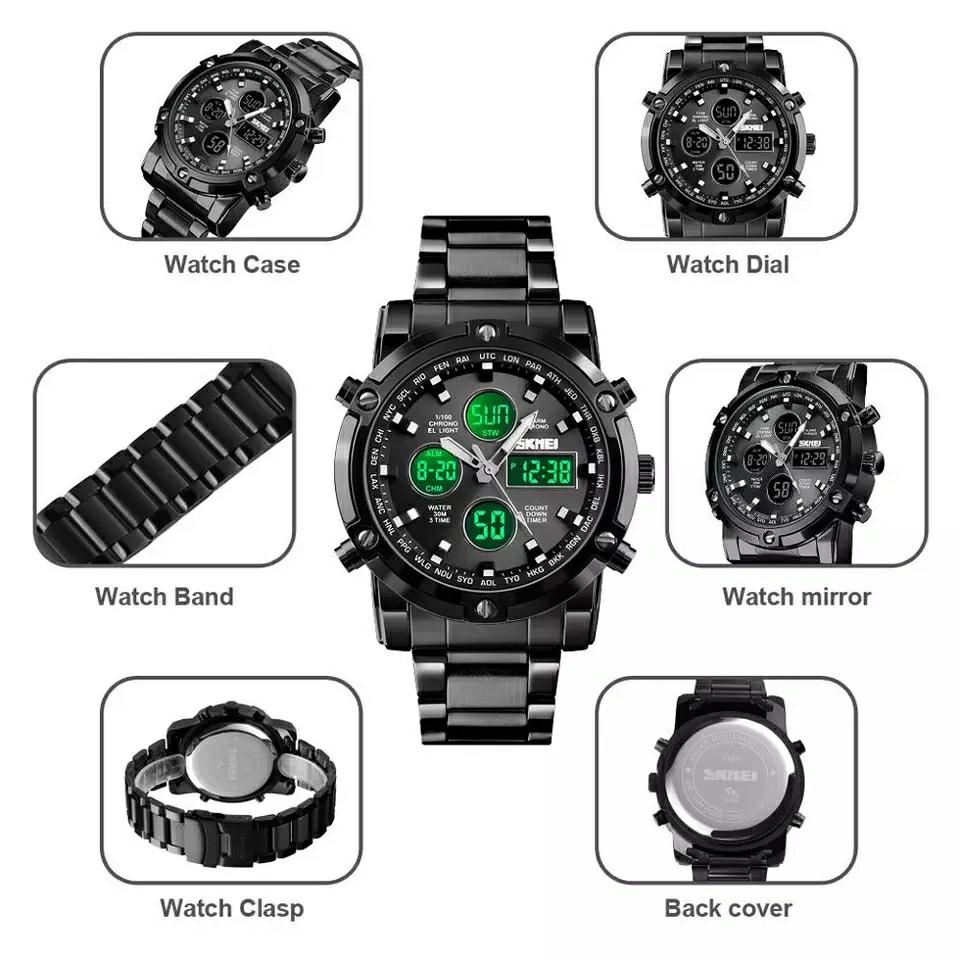 Skmei 1389 all black Men s Fashion Watches Accessories