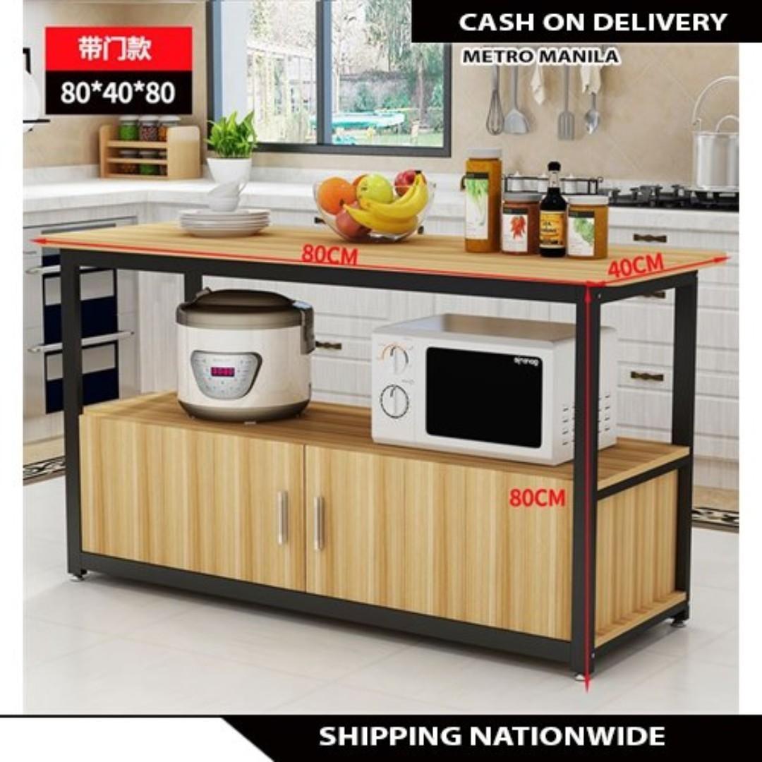 Table Kitchen Household The Cutting Station Operation Platform Restaurant Bar Counter Island Bench Storage Table Sideboards Cabinet Wood Cuisine Furniture Home Living Home Improvement Organization Home Improvement Tools Accessories