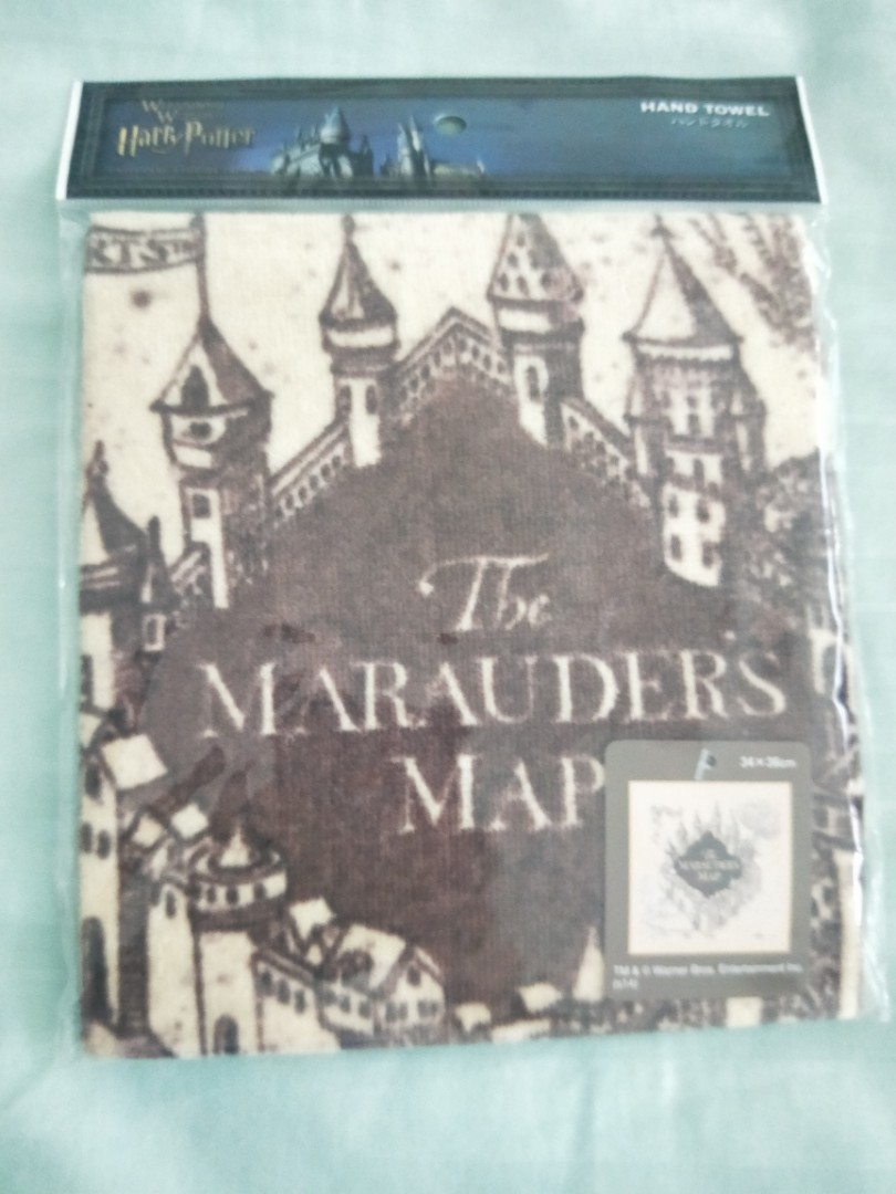 The Marauder S Map Harry Potter Hand Towel Everything Else On Carousell