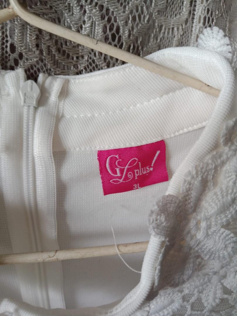 White Laced Dress (Category: Dresses) located in Quezon City. Submitted by michelleshopee (Listing ID 258296852, Image 2). Description: Great for an elegant event SIZE 3XL.