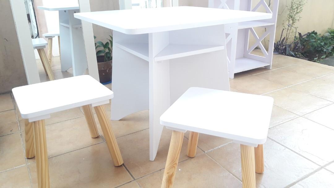 Wooden Kiddie table and chairs, Babies & Kids, Baby Nursery & Kids