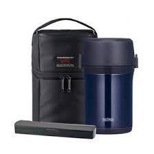 Thermos Insulated Stainless Steel Blue Lunch Box