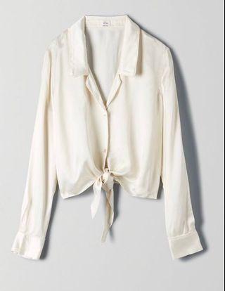 Aritzia Wilfred Peaufiner Blouse, Size XS