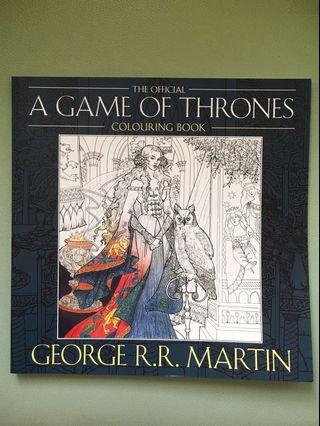 The official A GAME OF THRONES Colouring Book -GEORGE R.R. MARTIN