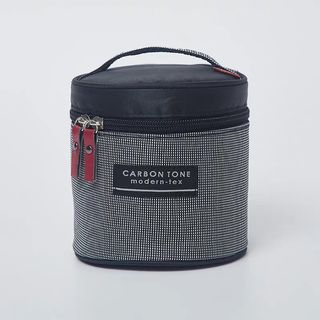 Carbon tone 日本新款加厚便當 化妝袋 桶袋子大容量手提圓形飯盒袋學生午餐包64244114888451110