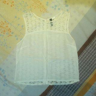 white tops H&M