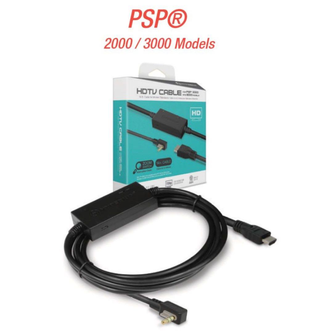 全新 PSP 2000 , 3000 HDMI Cable 專用HDMI轉插、線，即插即用! 高清 720p, 電子遊戲, 遊戲機配件, 充電