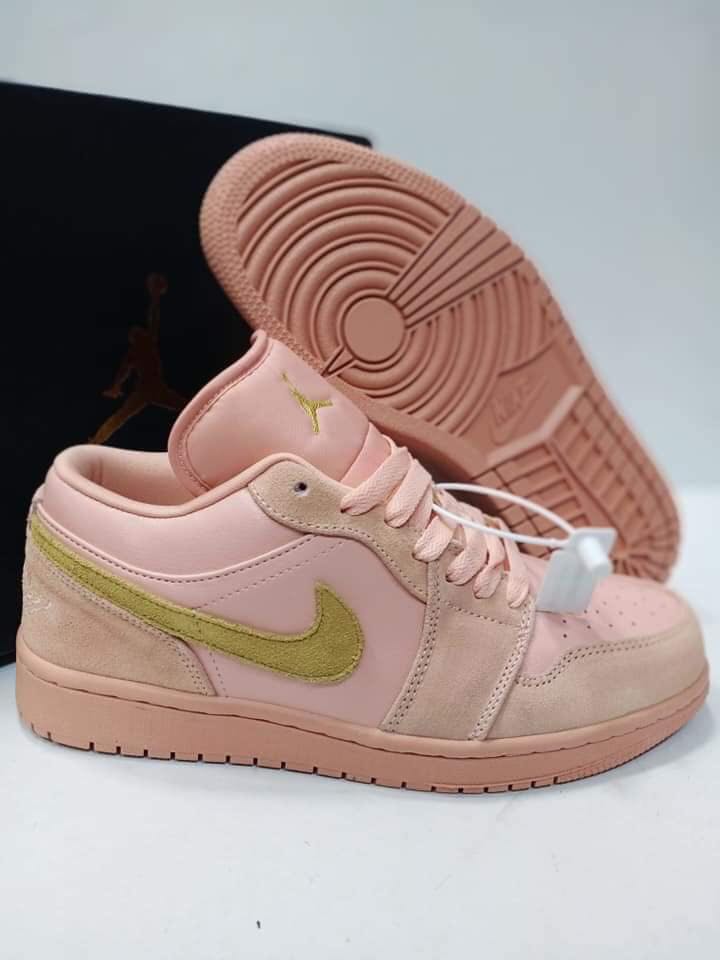 Air jordan 1 low shop coral gold