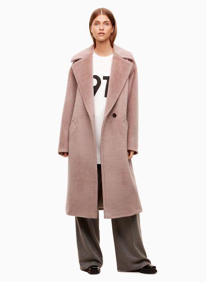 Aritzia store alpaca coat