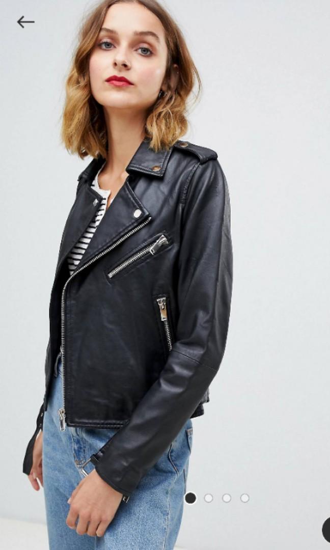 Barney s Original Petite Barney's Originals Petite Clara real leather jacket-Black  - GLAMI.eco