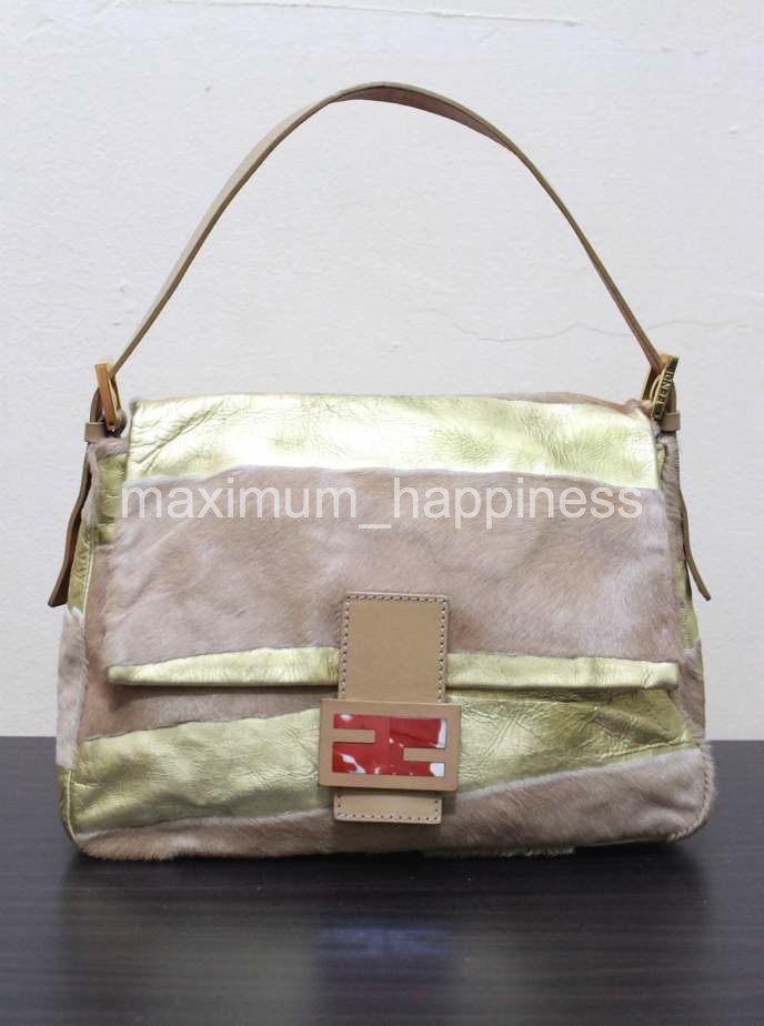 fendi pony hair handbag