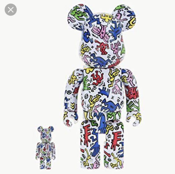 bearbrick keith haring 400