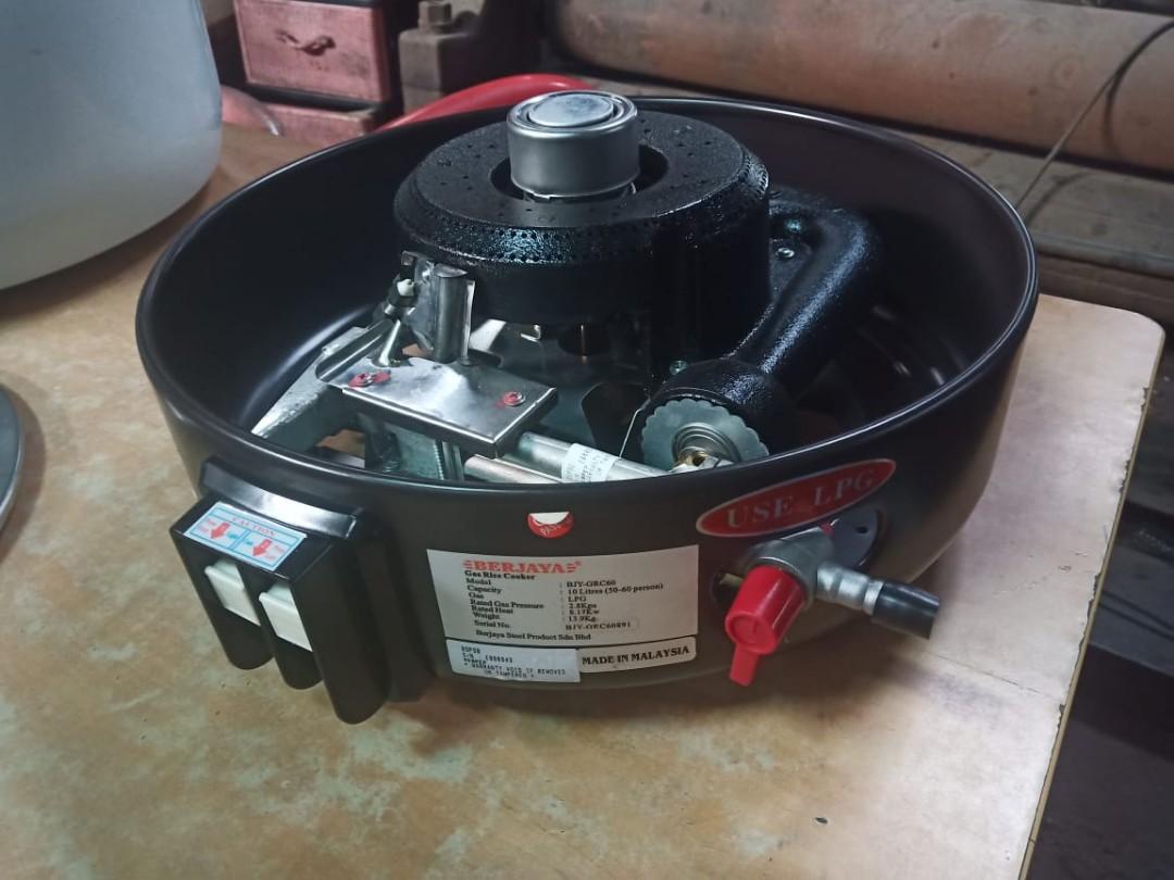 BERJAYA 10L GAS RICE COOKER, TV & Home Appliances, Kitchen Appliances