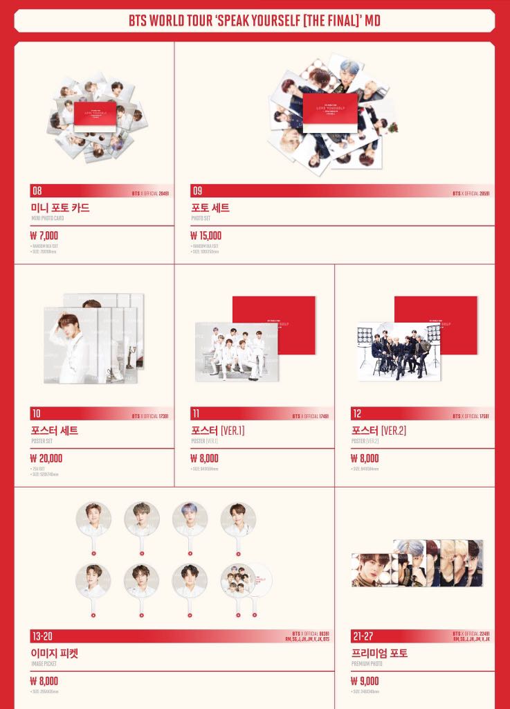 BTS WORLD TOUR LOVE YOURSELF SPEAK YOURSELF The Final Seoul Concert Official Merch Hobbies Toys Collectibles Memorabilia K Wave on Carousell
