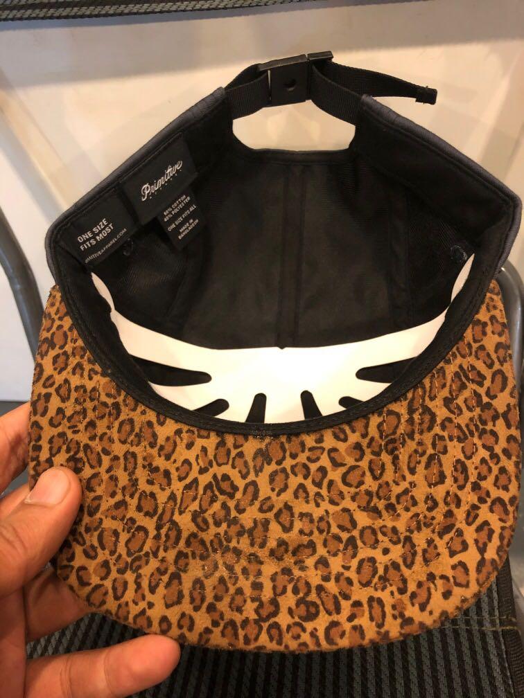 Cap (Category: Cap & Hats) located in Kuala Lumpur. Submitted by fti_sto (Listing ID 258538443, Image 3). Description: Primitive Leopard Brim Campcap -Navy Brand New.