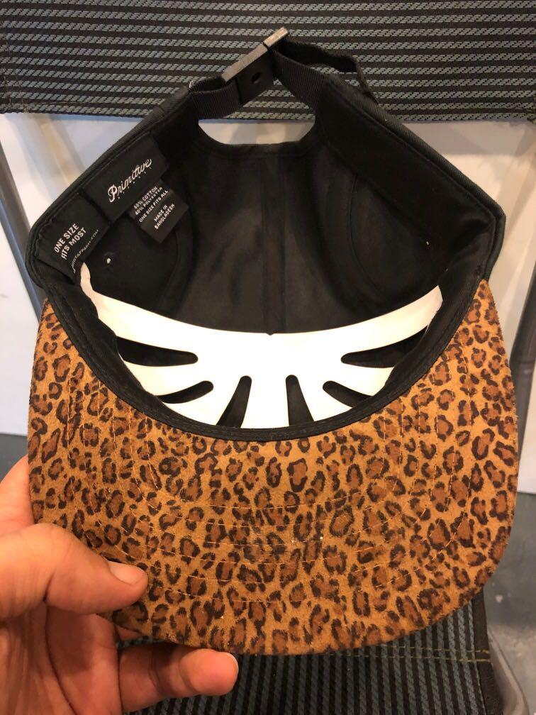 Cap (Category: Cap & Hats) located in Kuala Lumpur. Submitted by fti_sto (Listing ID 258538882, Image 3). Description: Primitive Leopard Brim Campcap -Black Brand New.