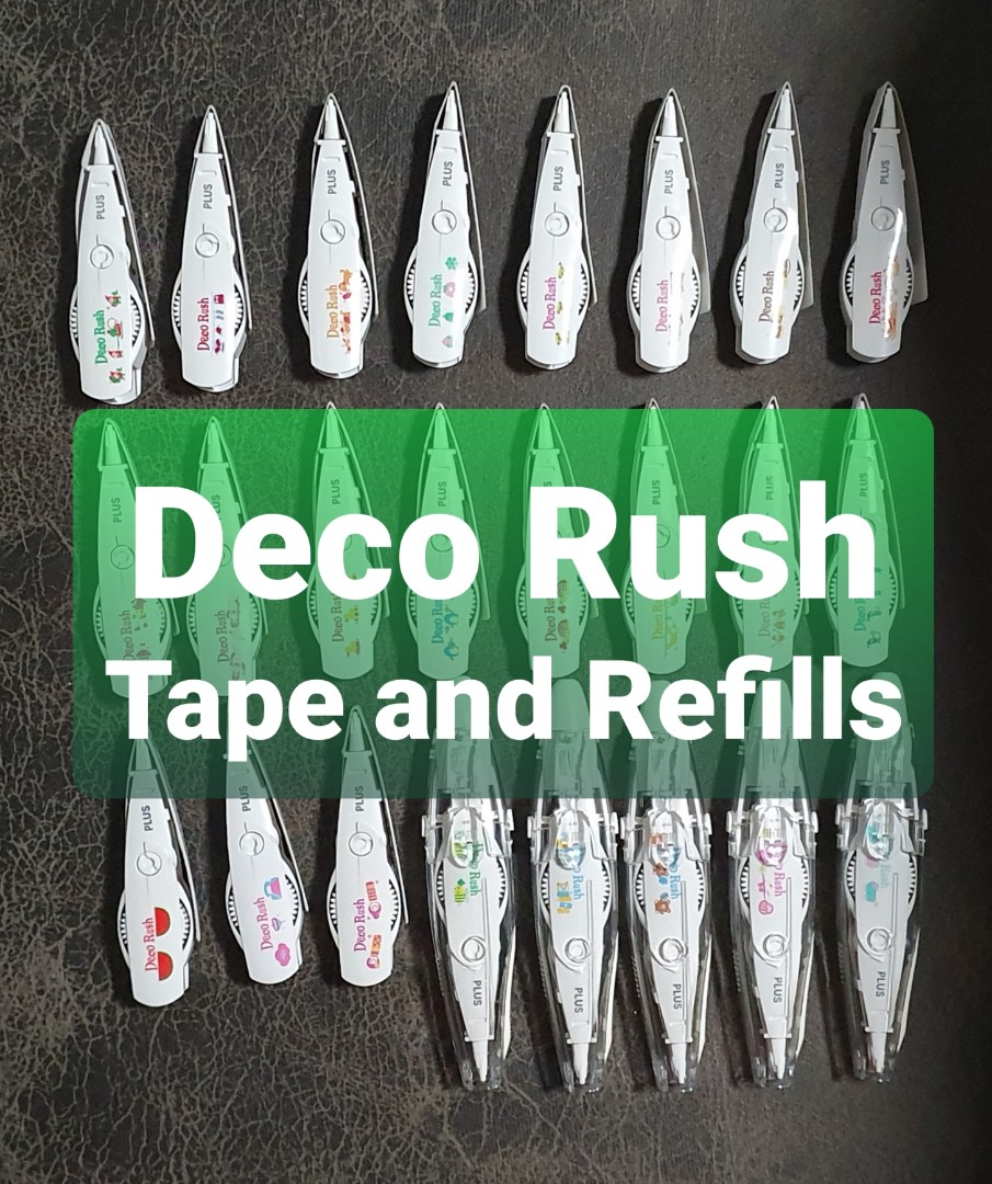 Deco Rush Tape And Refills Books Stationery Stationery On Carousell Deco Rush Tape And Refills Books Stationery Stationery On Carousell