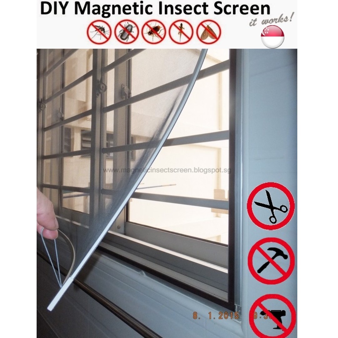 DIY Insect Screen Kit / Mosquito Net / Flyscreen, Furniture
